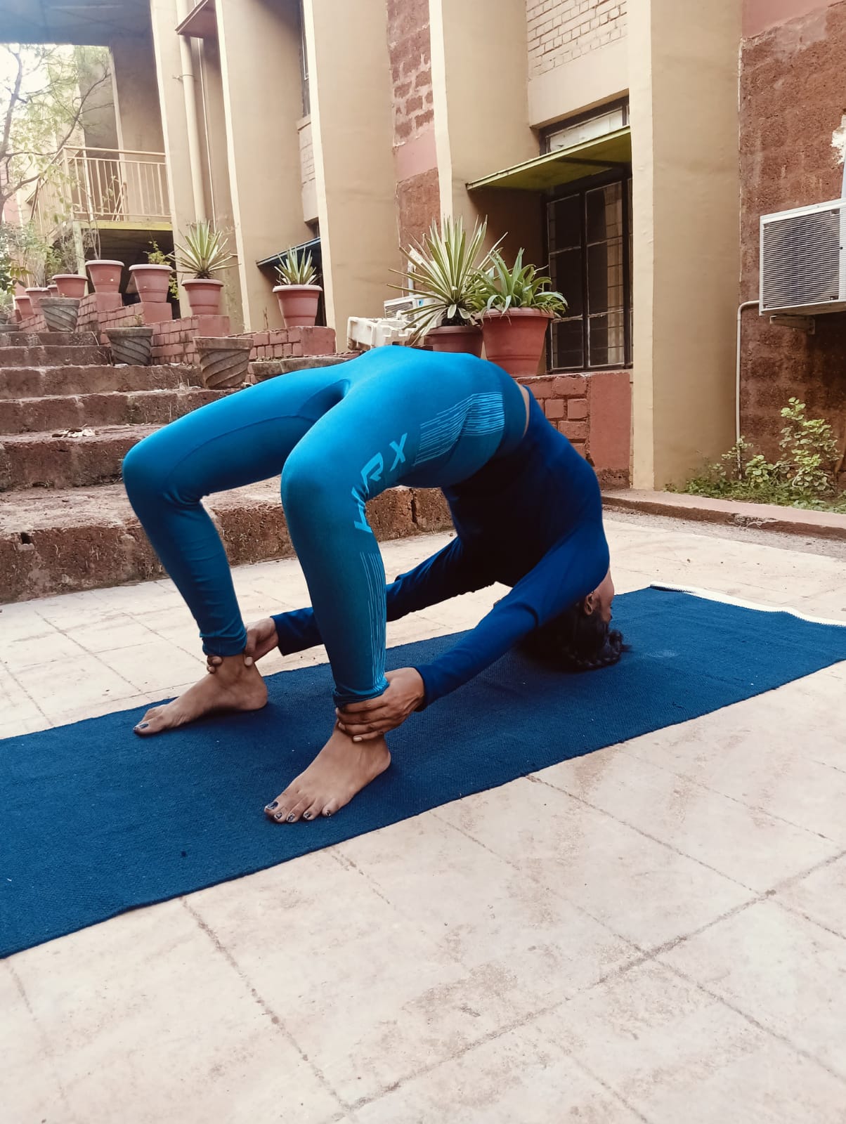 Madhuri in Yoga Pose