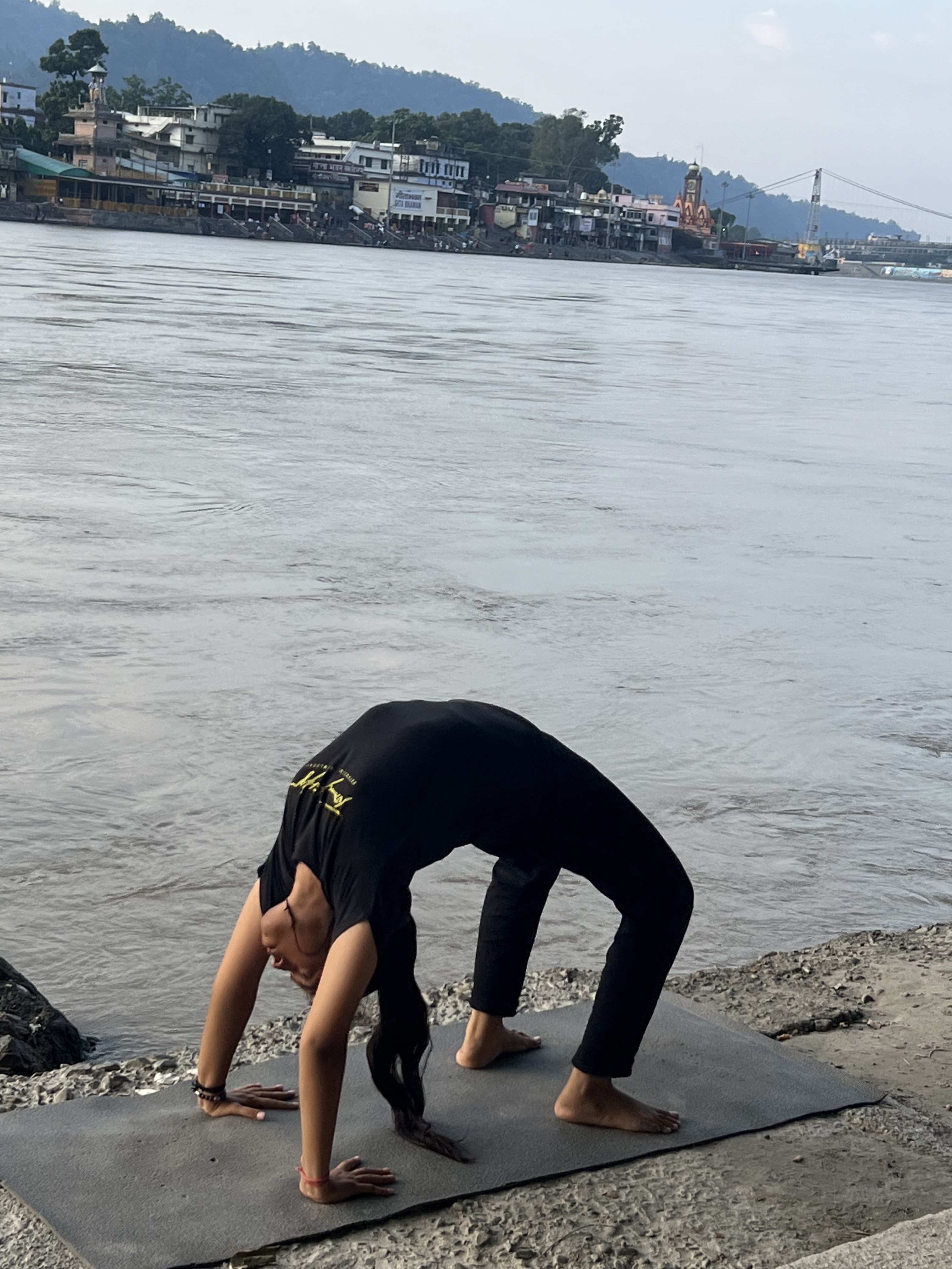 Sujata in Yoga Pose